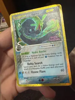 Pokemon Reverse Holo Rayquaza Delta Species Holon Phantoms 16/110 - Image 2