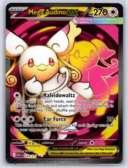 MEGA AUDINO EX 253/217 ASCENDED HEROES ULTRA RARE POKEMON NEAR MINT - Image 1