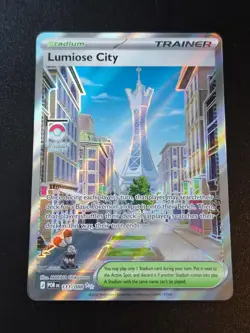 Lumiose City 111/088 Holo Ultra Rare Perfect Order Pokemon NM - Image 1