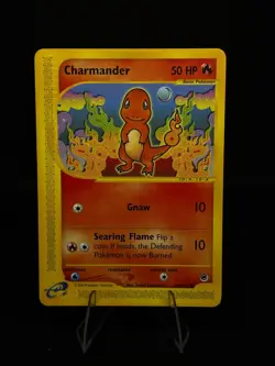 Pokemon TCG Charmander 98/165 Non-Holo Expedition 2002 English LP - Image 1