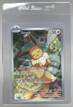 Eevee 2023 Pokemon SV Black Star Promos #173 A2 - Image 1