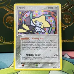 Pokemon 2005 Jirachi Holo Rare Deoxys 9/107 MP - Image 1