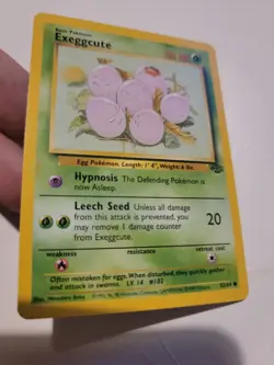 1999 Pokemon Jungle Set 1st Edition exeggcute #52 English 52/64 Vintage Euc - Image 1