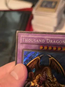 Yugioh Thousand Dragon MRD-EN143 Secret Rare Unlimited MP Holo Bleed Error - Image 2