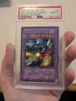Yu-Gi-Oh XYZ-Dragon Cannon Japanese Secret Rare Advent Of Union 302-052 PSA 10 - Image 2