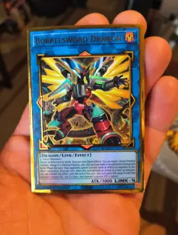 Yu-Gi-Oh! TCG Borrelsword Dragon 1st Edition Premium Gold Rare - Image 2
