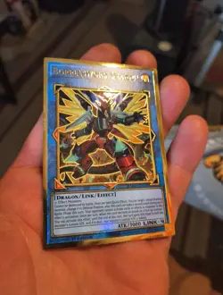 Yu-Gi-Oh! TCG Borrelsword Dragon 1st Edition Premium Gold Rare - Image 3