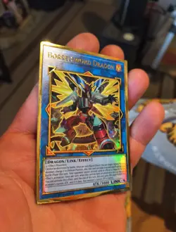Yu-Gi-Oh! TCG Borrelsword Dragon 1st Edition Premium Gold Rare - Image 4