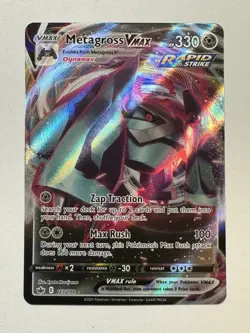 Pokemon TCG - Metagross VMAX - Chilling Reign 113/198 Full Art Holo - Image 1