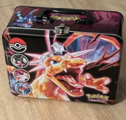 POKEMON S&V CHARIZARD COLLECTORS TIN LUNCH BOX, (EMPTY) 2023 Excellent condition - Image 4
