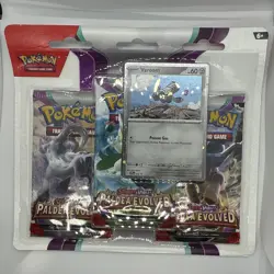 Pokemon Paldea Evolved Blister Pack Triple X2 New Sealed - Image 2