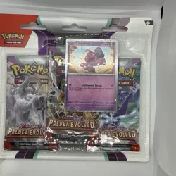 Pokemon Paldea Evolved Blister Pack Triple X2 New Sealed - Image 3