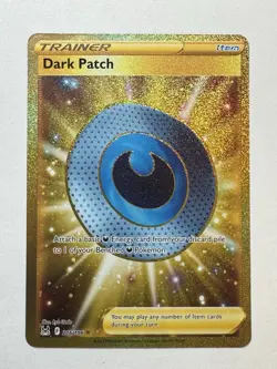 Pokemon TCG - Dark Patch - Lost Origin 216/196 Secret Rare Gold - Image 1