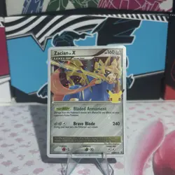 Pokemon - Zacian LV. X SWSH135 Celebrations Promo Holo NM - Image 1
