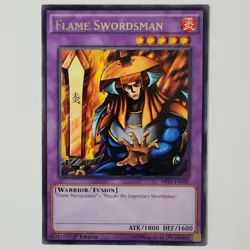 Flame Swordsman - MIL1-EN038 - MP - Rare - 1st ed - Yugioh - Image 1