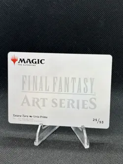 MTG Tataru Taru Art (Gold-Stamped Signature) Art Series: FINAL FANTASY 25/53 - Image 2
