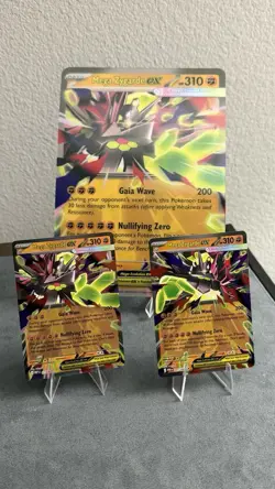 Mega Zygarde Ex Promo 071 Pokemon + Large Promo And Mega Zygarde ex Double Rare - Image 1