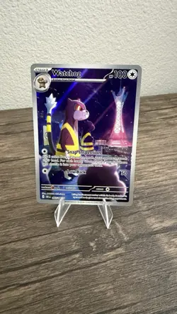 Pokemon TCG Watchog 097/086 Me04: Chaos Rising Illustration Rare IR - NM. - Image 1