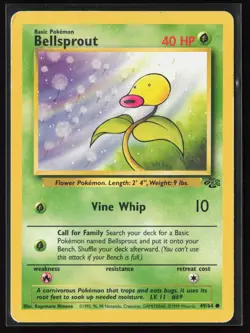 Bellsprout 49/64 Jungle Vintage WOTC Pokemon TCG LP - Image 1