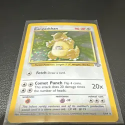 Wizards of the Coast Kangaskhan 5/64 Jungle Unlimited Holo Rare Eng 90 HP - Image 3