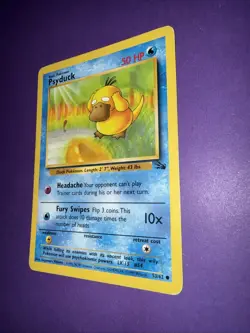 VINTAGE Pokemon TCG Fossil Unlimited - Golduck Fossil 35/62 And Psyduck 53/62 - Image 4