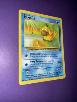 VINTAGE Pokemon TCG Fossil Unlimited - Golduck Fossil 35/62 And Psyduck 53/62 - Image 5