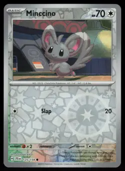 Minccino 125/159 Common Journey Together Pokemon Reverse Holo Near Mint - Image 1