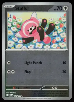 Stufful 111/132 Common Mega Evolution Pokemon Reverse Holo Near Mint - Image 1