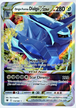 Origin Forme Dialga VSTAR 114/189 Ultra Rare Astral Radiance NM - Pokemon TCG - Image 1