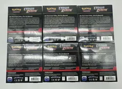 Lot of (6) Pokemon TCG Crown Zenith Booster Bundles SEALED NEW - Image 2