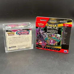 Pokemon TCG Fusion Strike Booster Box + Mega Gengar ex Mega Battle Deck - Image 2