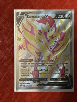 Pokemon Zamazenta V SWSH293 Black Star Promo Foil 230 HP Sword & Shield English - Image 1