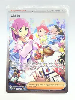 Pokemon TCG Lacey 172/142 Stellar Crown Special Illustration Rare NM - Image 1