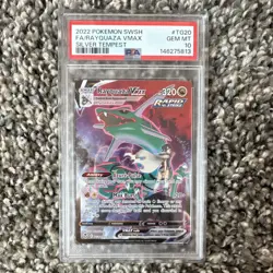 Pokemon Rayquaza VMAX Full Art Ultra Rare Holo TG20/30 Silver Tempest PSA 10 - Image 1