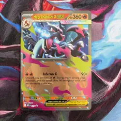 Mega Charizard X ex 029 Holo Promo ME: Mega Evolution Promo Pokemon NM - Image 1