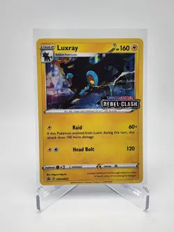 Luxray SWSH023 Rebel Clash Stamped Prerelease Promo NM/M : Pokemon TCG - Image 1