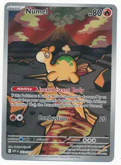 2026 POKEMON ASCENDED HEROES ILLUSTRATION RARE NUMEL #223/217 MINT - Image 1