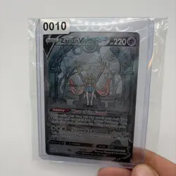 Pokemon TCG Crown Zenith: Galarian Gallery Zacian v GG48/GG70 Holo Ultra Rare - Image 5
