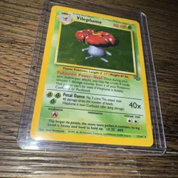 Pokemon TCG Vileplume, Jungle Set Holo Rare, 15/64, NM or Better, Never Played - Image 2