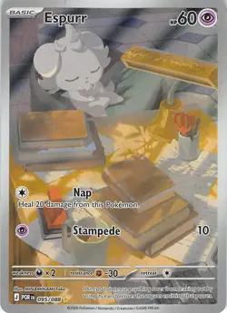 Espurr 095/088 Holo Illustration Rare Perfect Order Pokemon Near Mint - Image 1