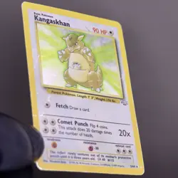 Pokemon Kangaskhan 5/64 Jungle Holo Rare HP Vintage WOTC - Image 3