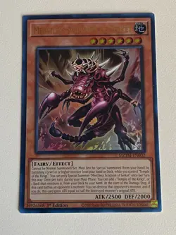 Yugioh Merciless Scorpion of Serket - 1st Edition Ultra Rare NM - Free Holo - C - Image 1
