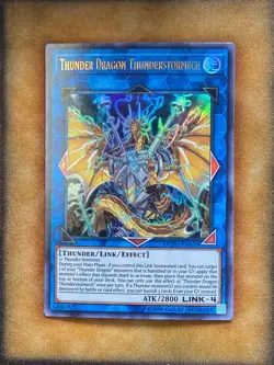 Yugioh Thunder Dragon Thunderstormech DUPO-EN030 Ultra Rare MM - Image 1