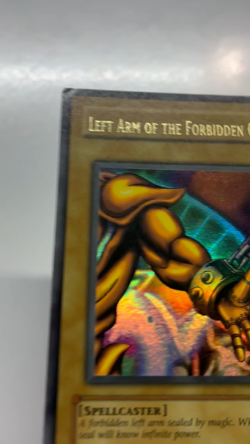 USA Seller Yugioh Left Arm of the Forbidden One LOB-123 Wavy Ultra Rare MP - Image 2