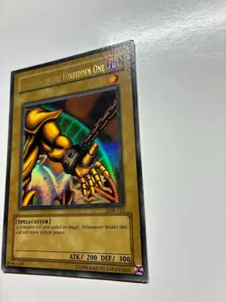 USA Seller Yugioh Left Arm of the Forbidden One LOB-123 Wavy Ultra Rare MP - Image 4