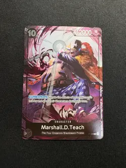 One Piece TCG Marshall D. Teach P-100 – Event Pack Vol.8 – NM - Image 1