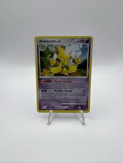 Alakazam Holo Rare 2/123 Mysterious Treasures 2007 Pokemon TCG Card - Image 1