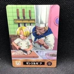 Sanji Zeff Onepiece Stampede Card No.72 Bandai 2002 Japanese Japan F/S - Image 1