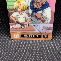 Sanji Zeff Onepiece Stampede Card No.72 Bandai 2002 Japanese Japan F/S - Image 2
