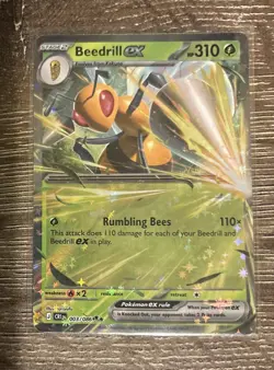 Beedrill ex 003/086 Chaos Rising Holo Pokemon Card - Image 1